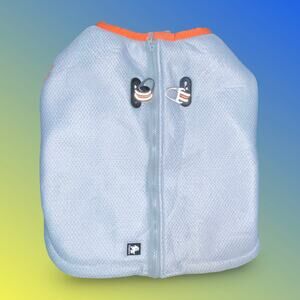 Truelove Dog Cooling Vest Harness XL Evaporative Mesh Grey Orange TLG2511